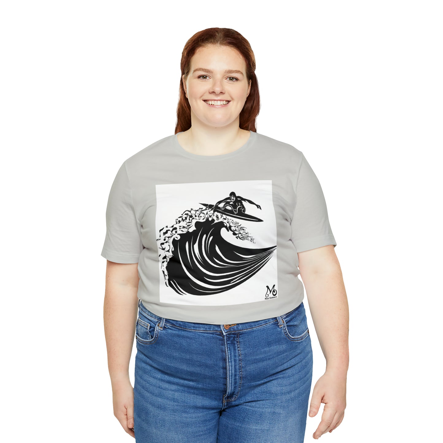 Wave Catching Surfer - T-shirt