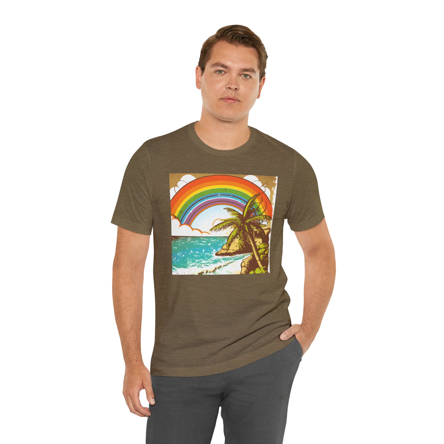 Rainbow Glimmer Island - T-shirt