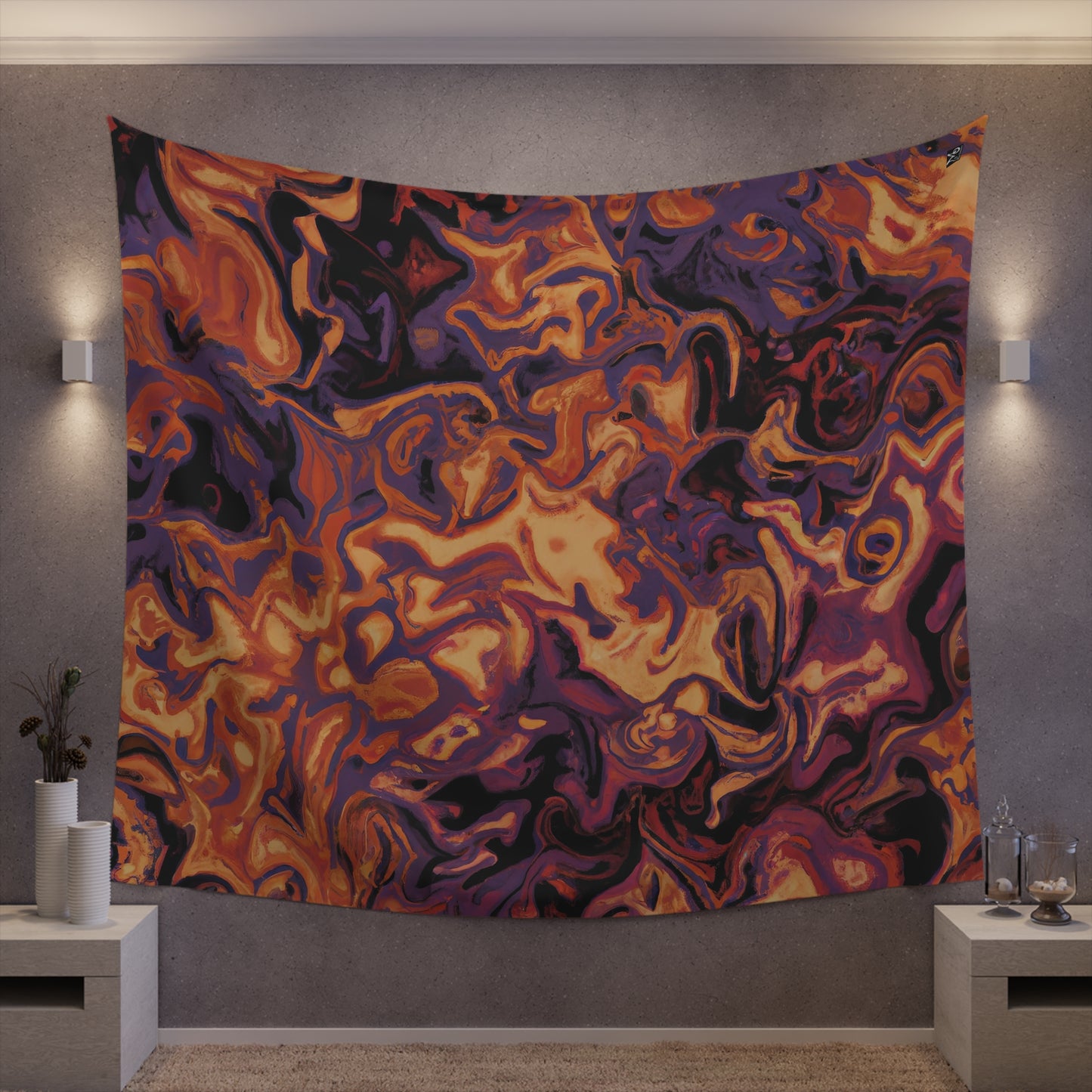 Aurora Lava Flow - Tapestry