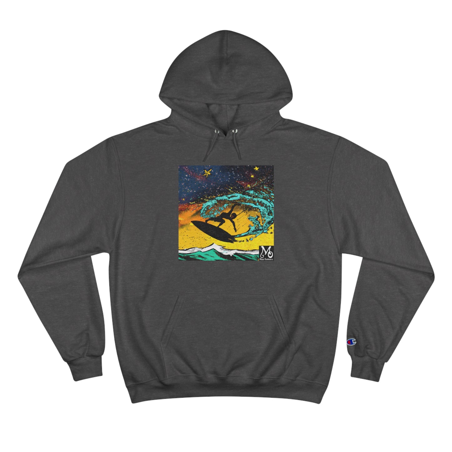 A Surfer's Airborne Dream - Champion Hoodie