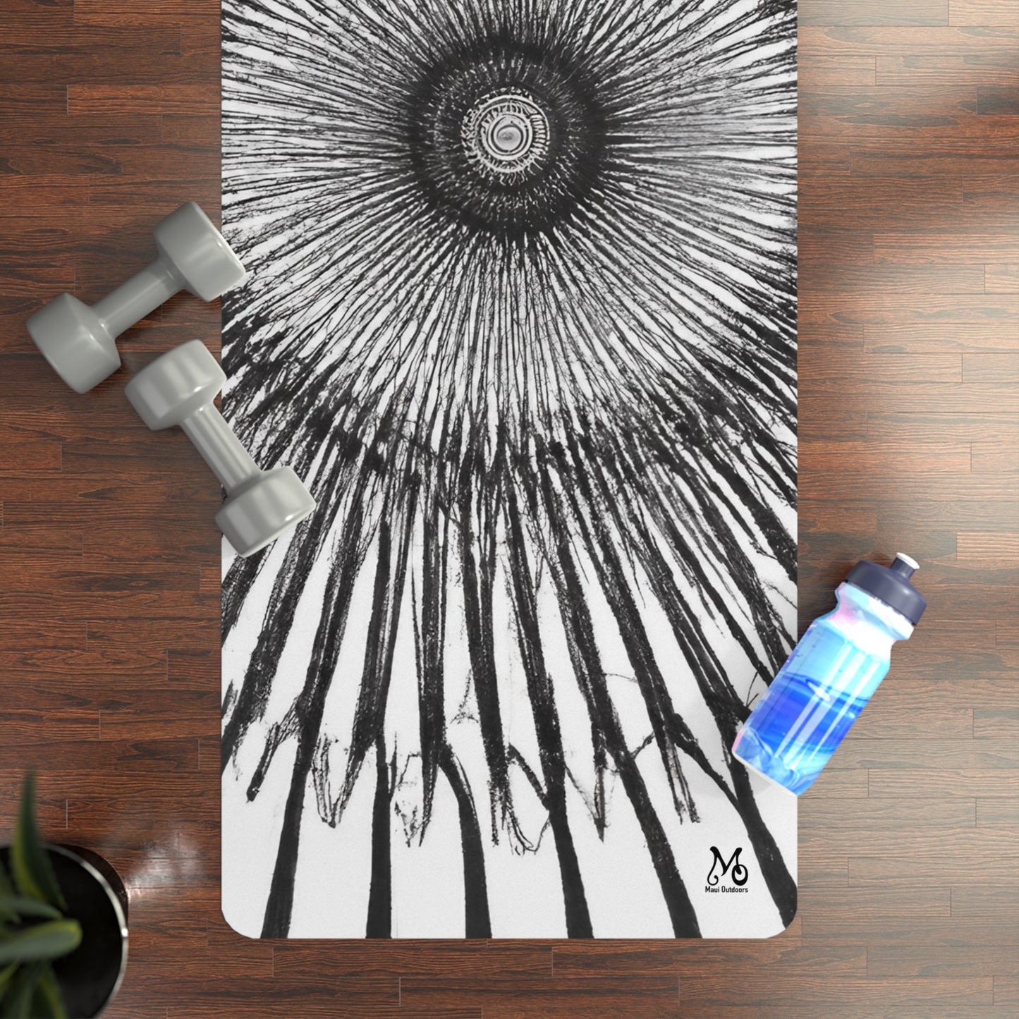 Eyes-Dizzying Swirls - Yoga Mat