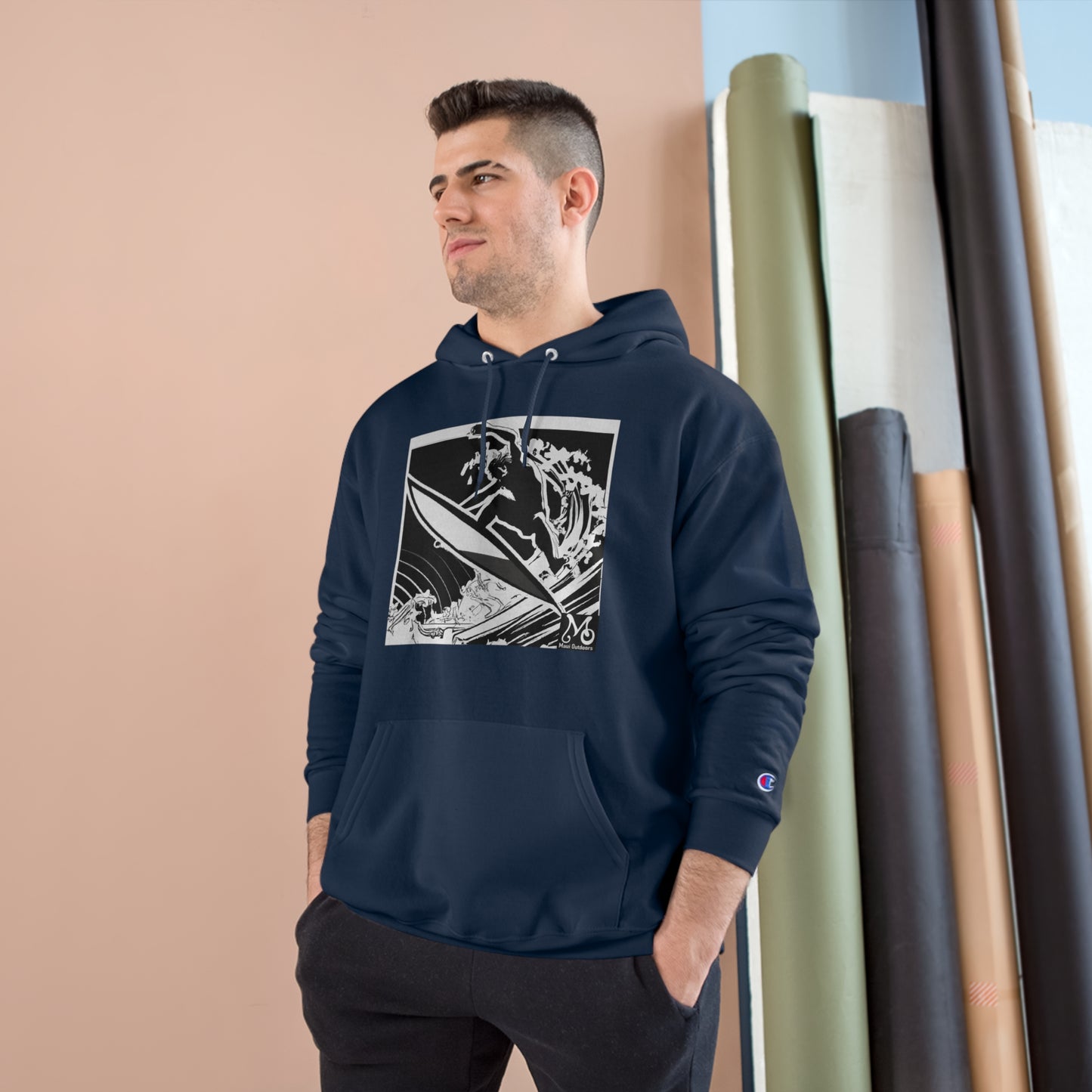 Airborne Surfer - Champion Hoodie