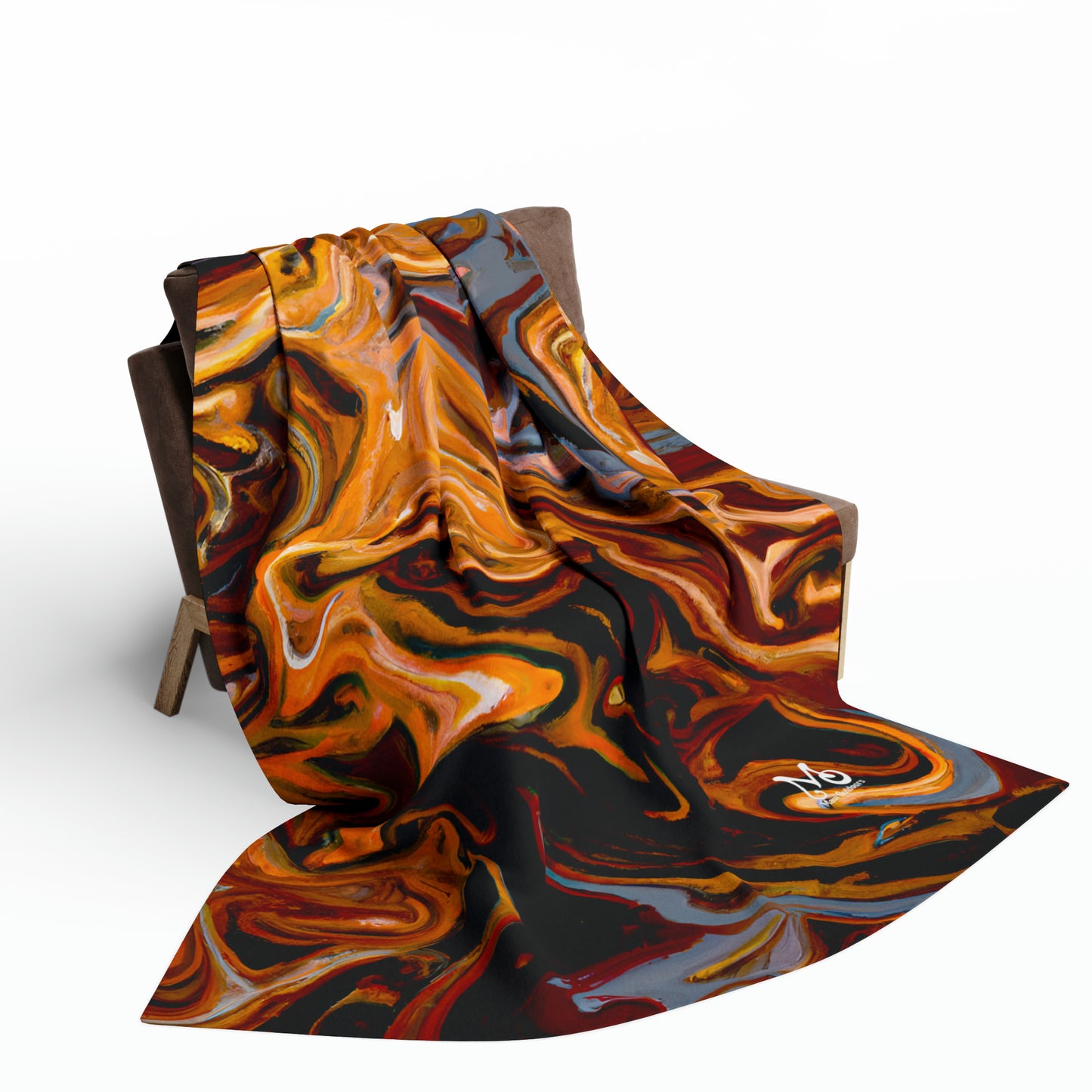 Lava Ripples - Fleece Blanket