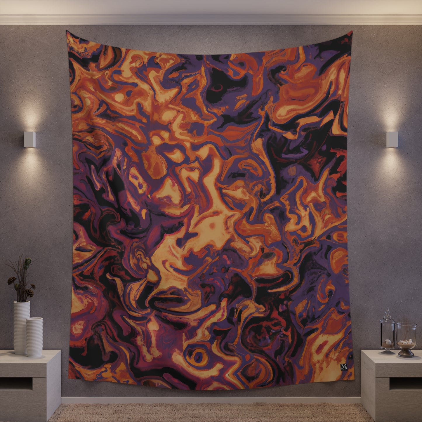 Aurora Lava Flow - Tapestry