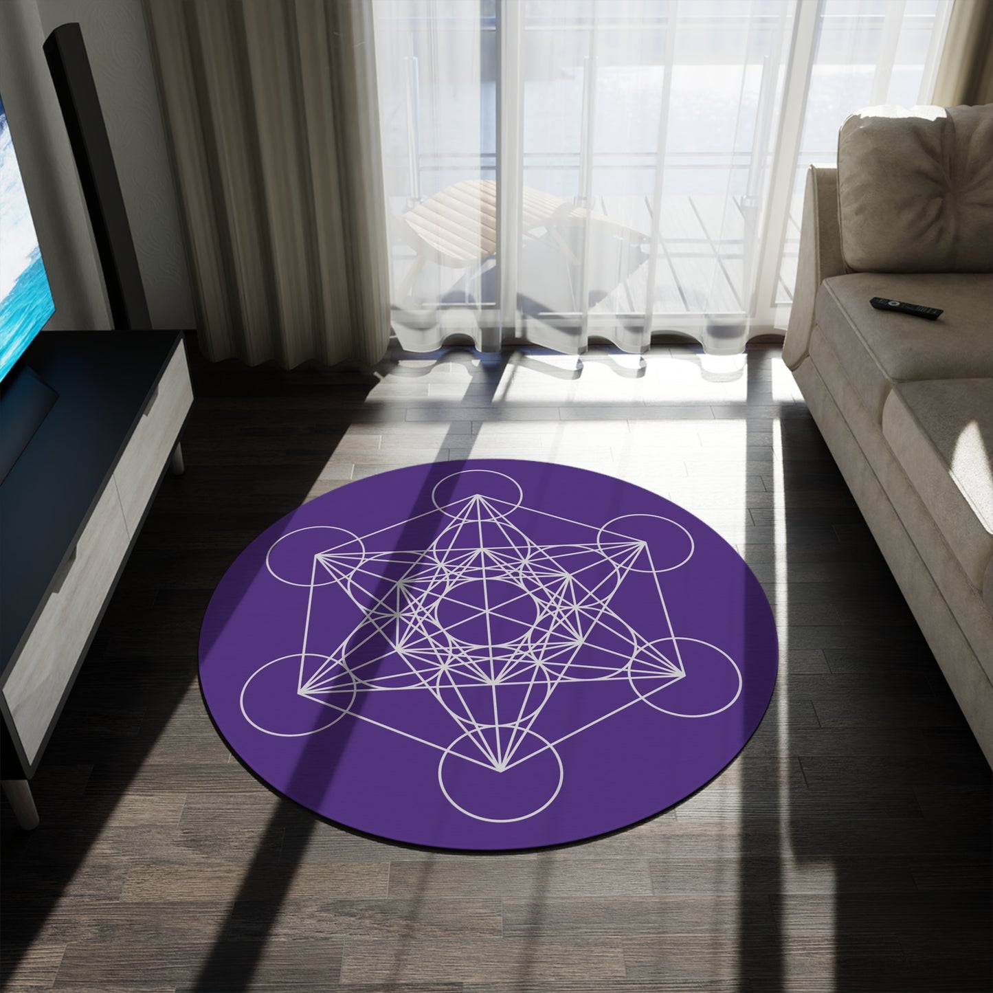 Metatron's Cube - Round Rug