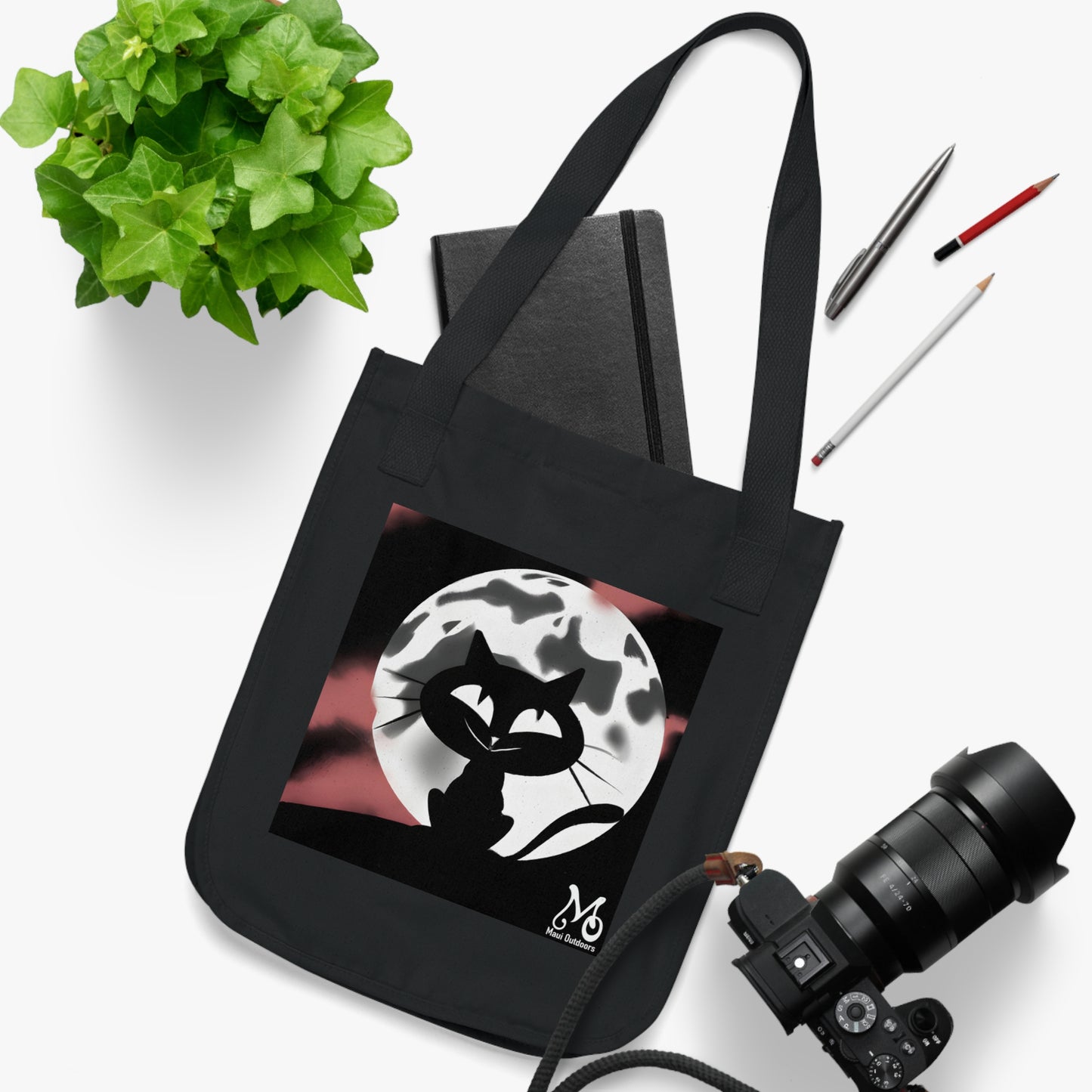 Midnight Menace - Organic Canvas Tote Bag