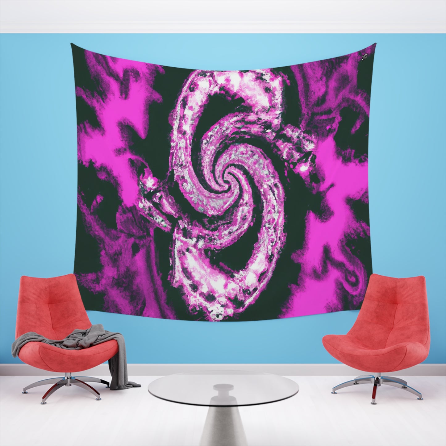 Twisting Vortex Spiral - Tapestry