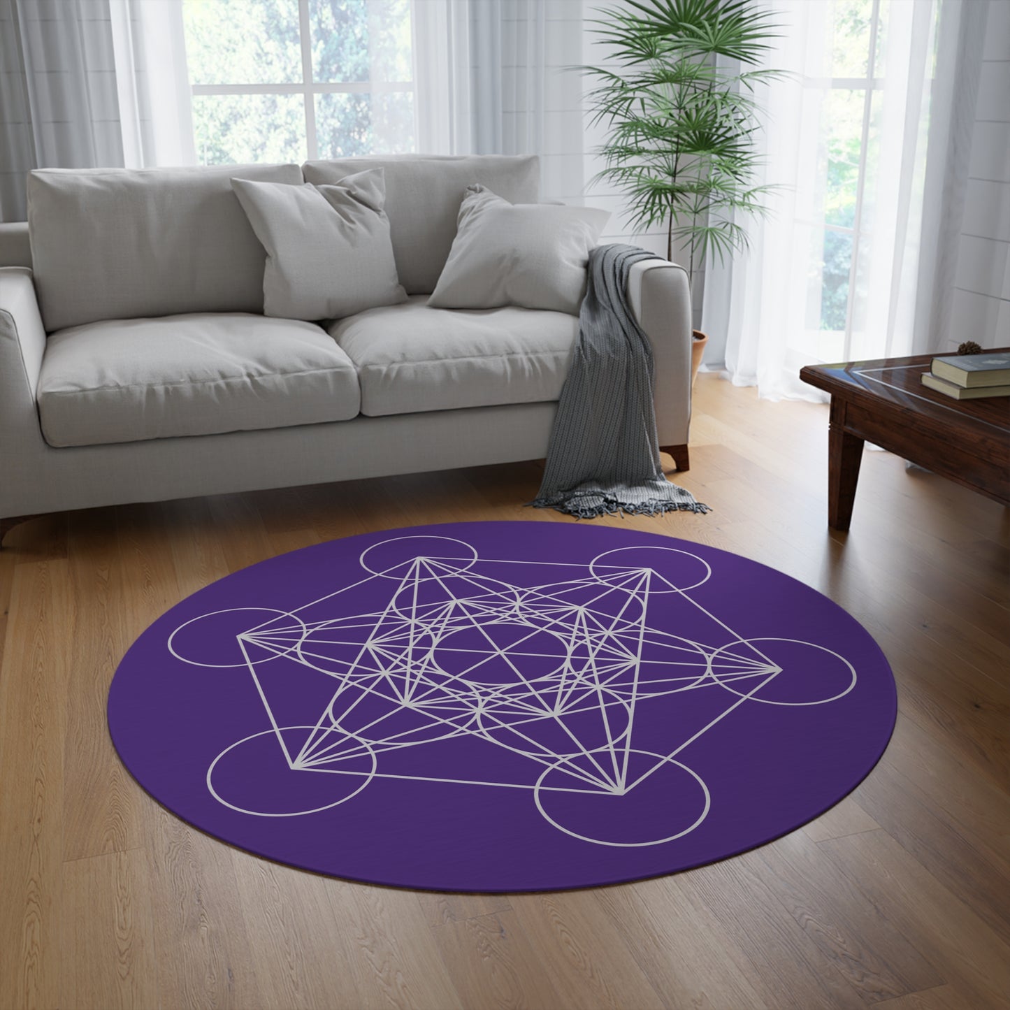 Metatron's Cube - Round Rug