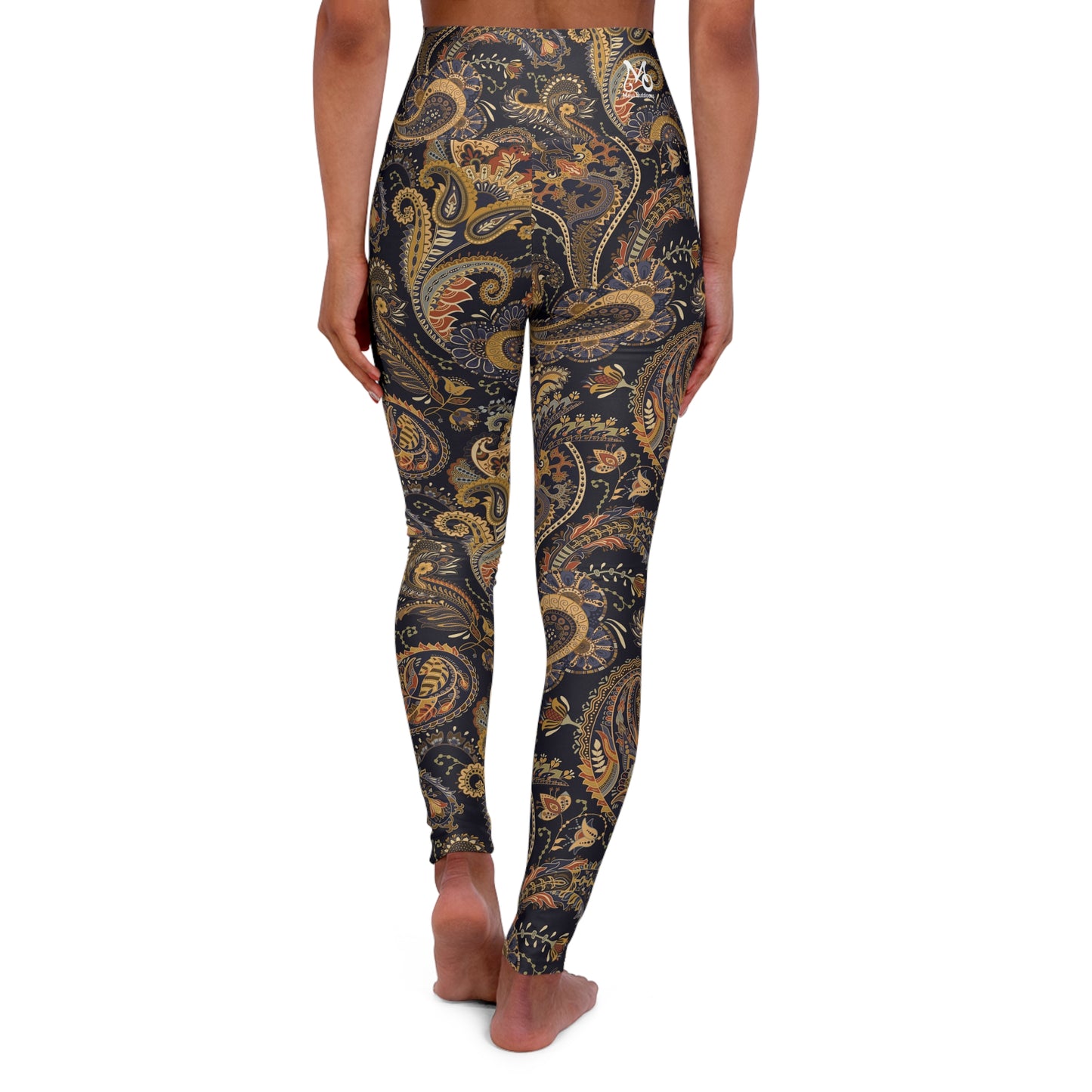 Paisley Perfect - High Waisted Yoga Leggings