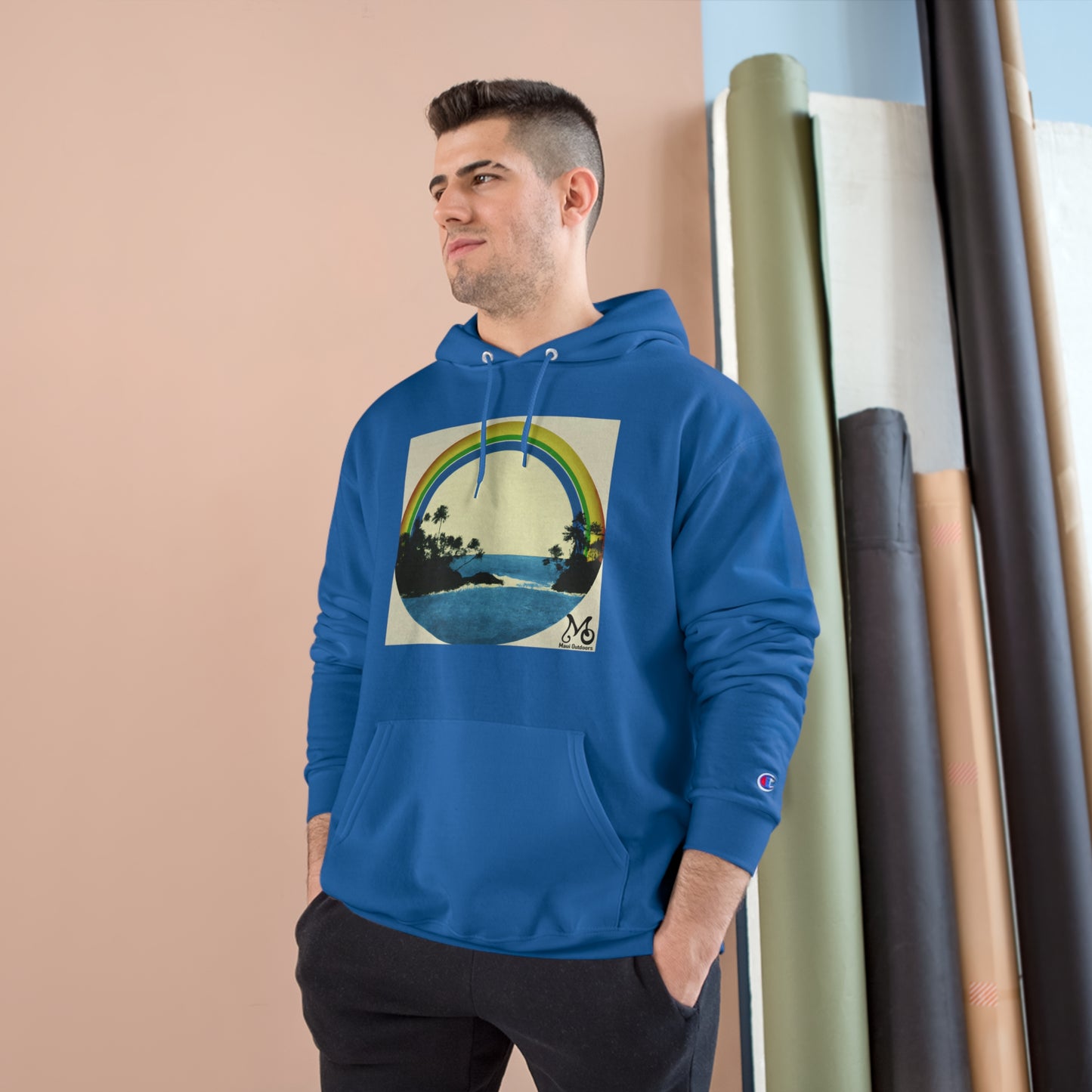 Rainbow Vista Island II - Champion Hoodie