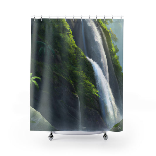 Wailunuʻu Falls - Shower Curtain