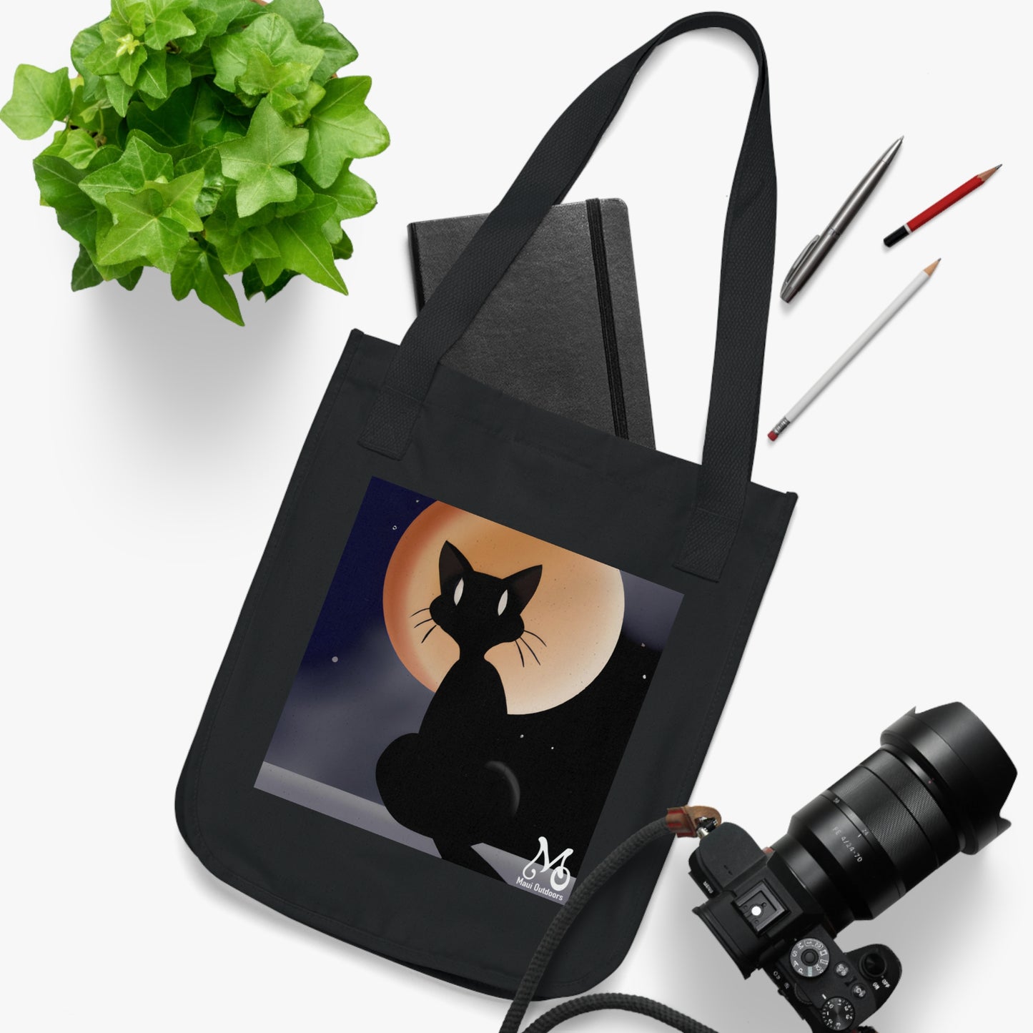 Midnight Mischief - Organic Canvas Tote Bag