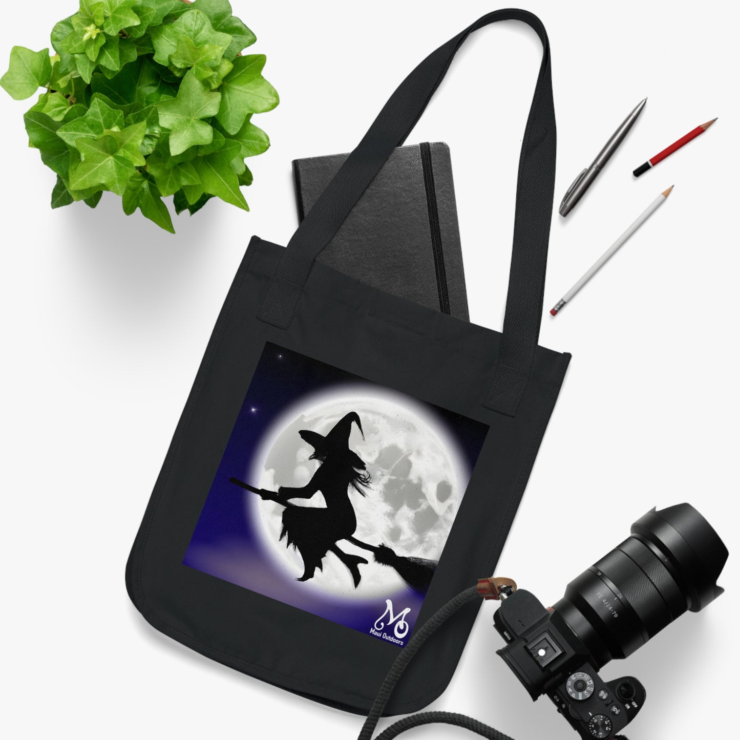 Grimilda the Scare Witch - Organic Canvas Tote Bag