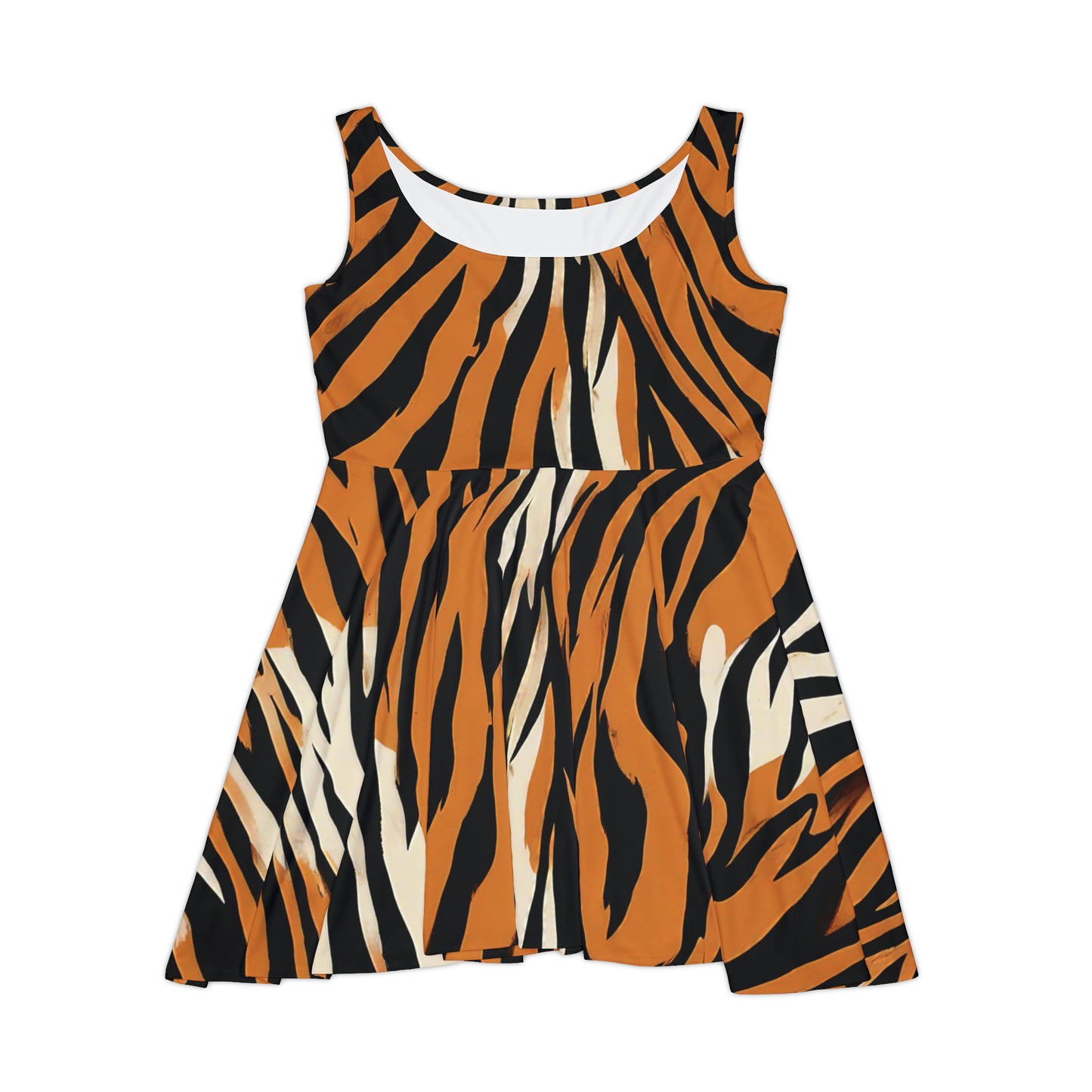 Tiger Print - Women's Skater Dress