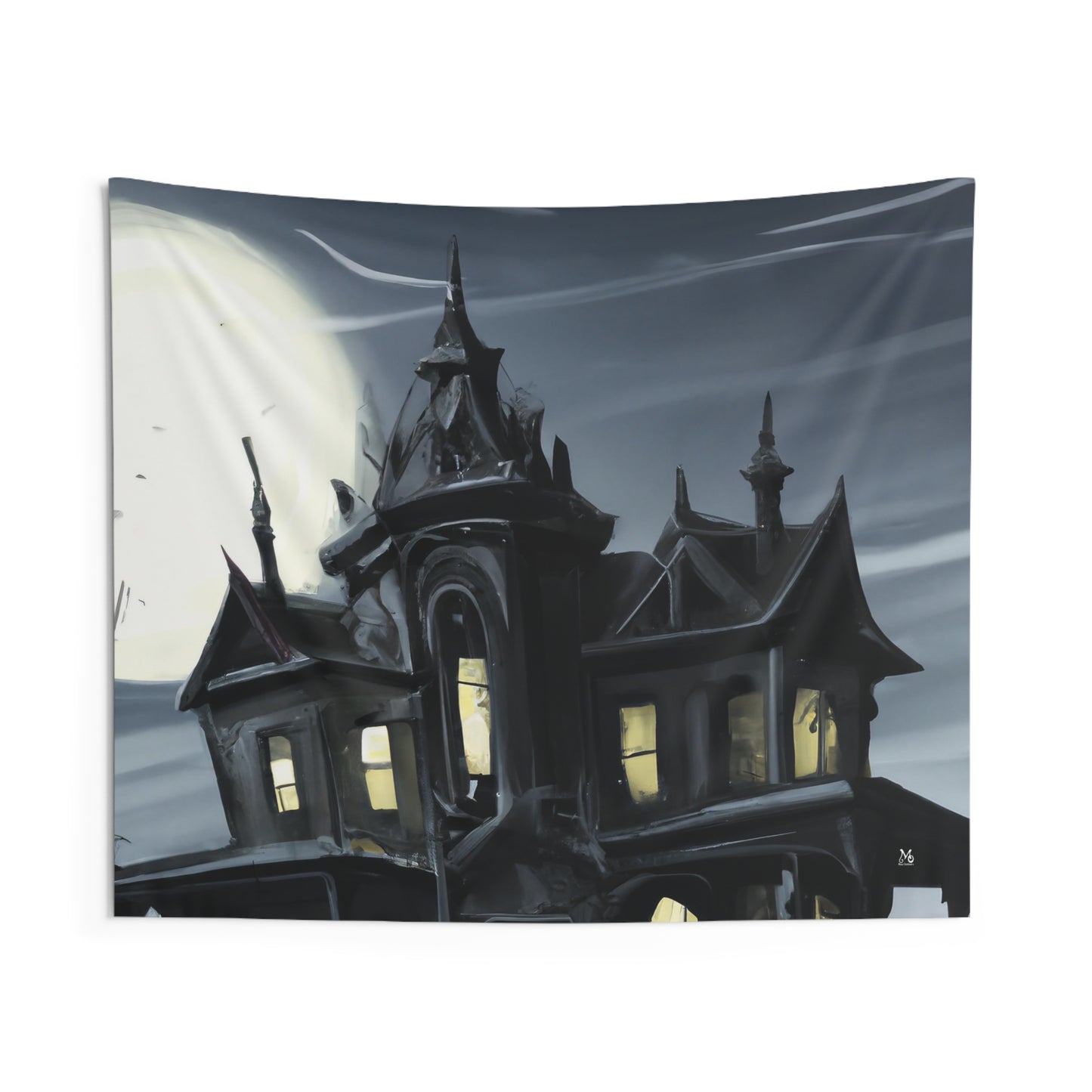 Mourning Manor  - Halloween Tapestry