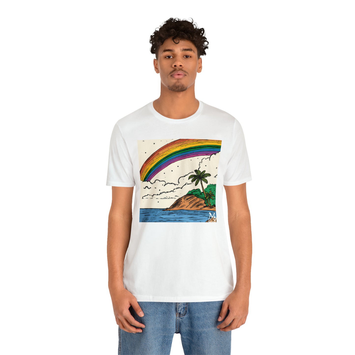 Rainbow Aloha Island - T-shirt