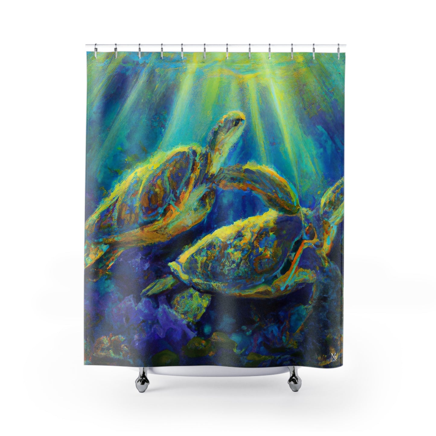 Pakakinahe'o Reef - Shower Curtain