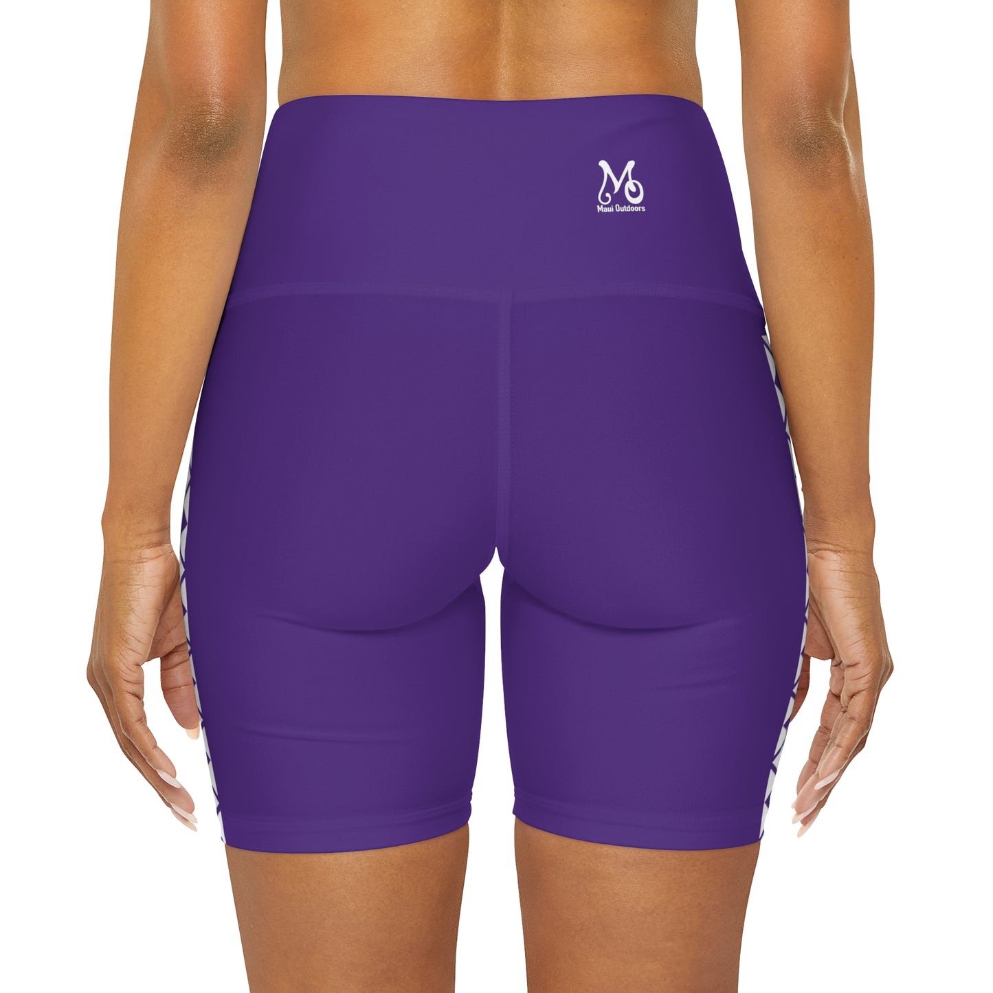 Maui Outdoors Tribal VIII - High Waisted Yoga Shorts