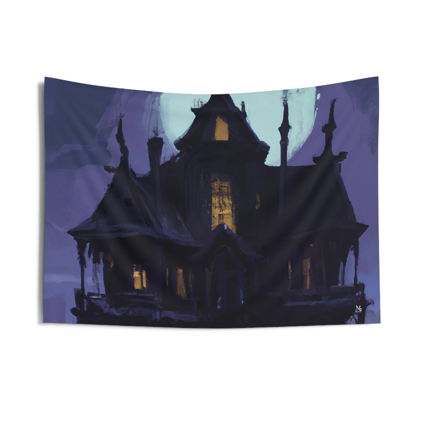 The Spectral Mansion - Halloween Tapestry