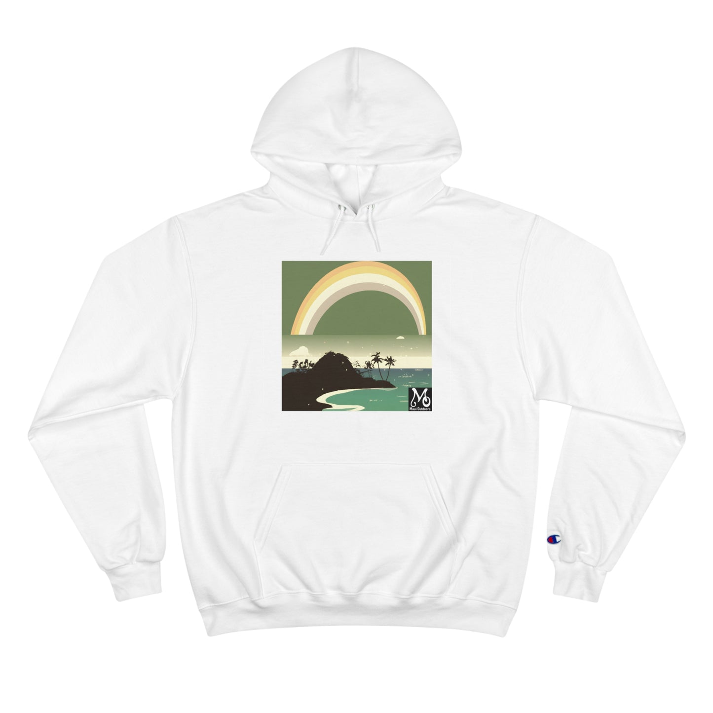 Rainbow Vista Island III - Champion Hoodie