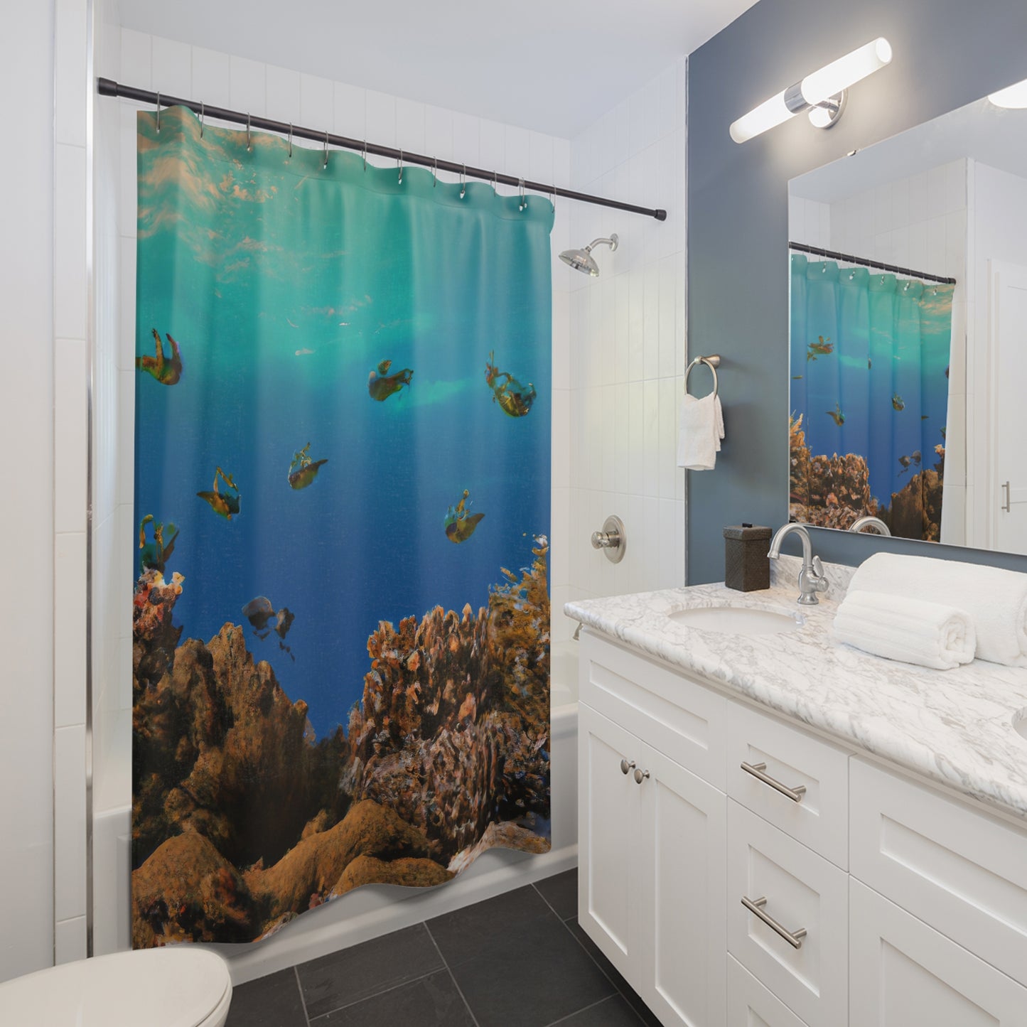 Kīholo Kalahaku Reef - Shower Curtain