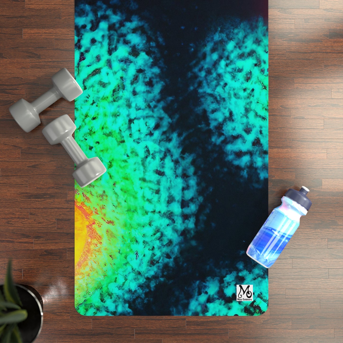 Floating Fire Flicker - Yoga Mat