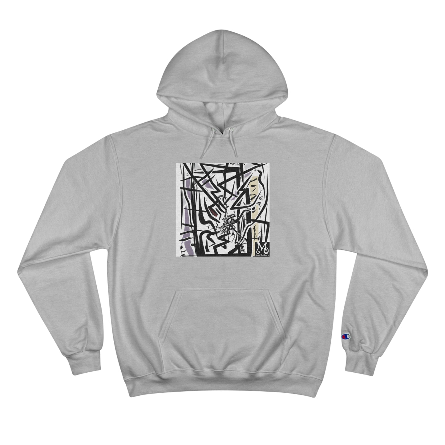 Geometric Aura - Champion Hoodie