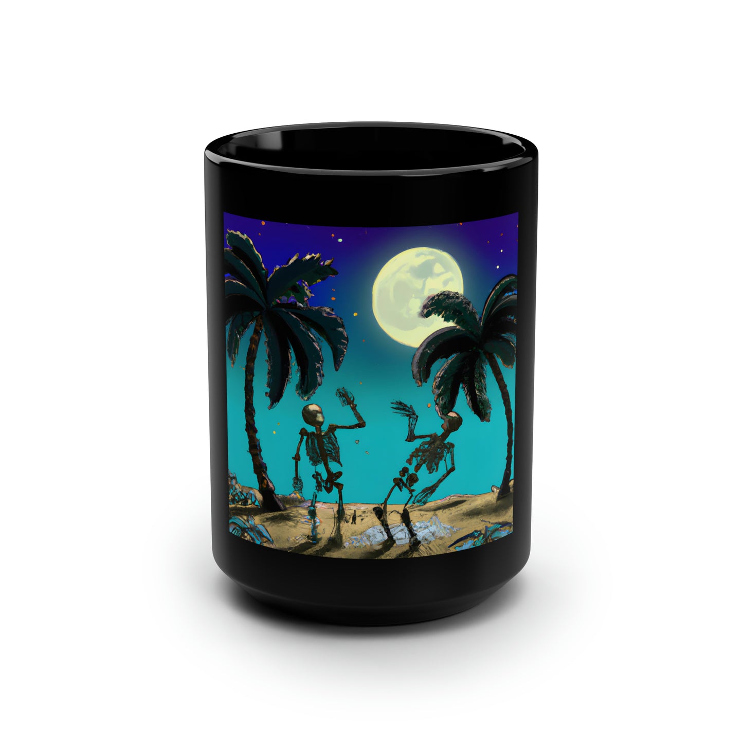 Tropical Skeleton Groovers - Coffee Mug