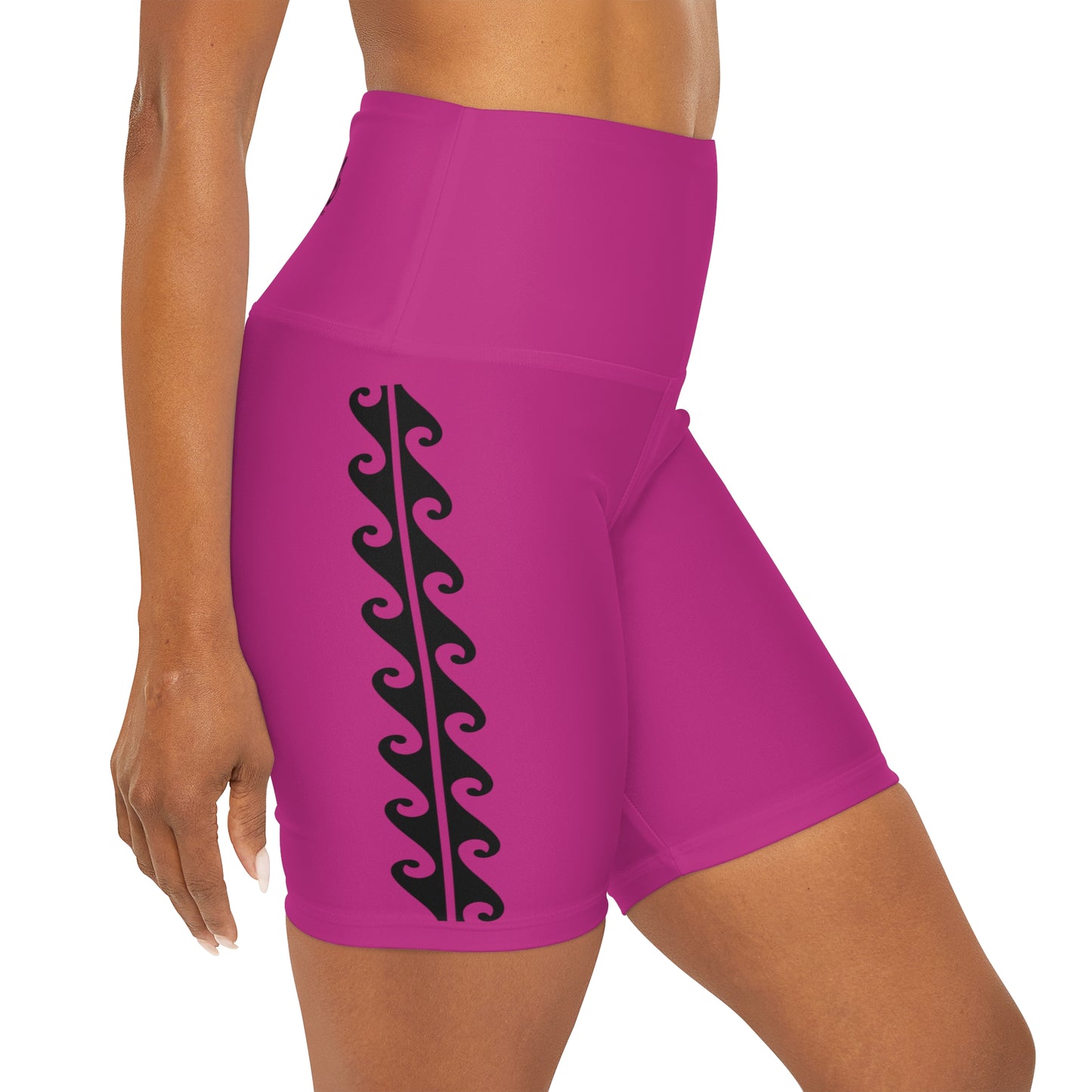 Maui Outdoors Tribal III - High Waisted Yoga Shorts