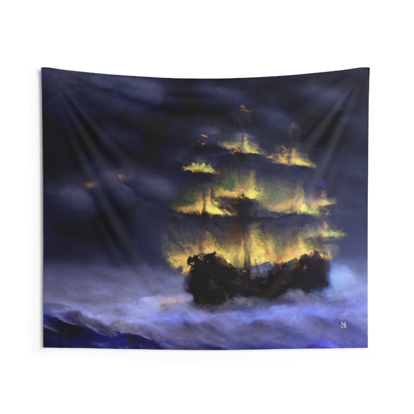 The Phantom Galleon - Halloween Tapestry