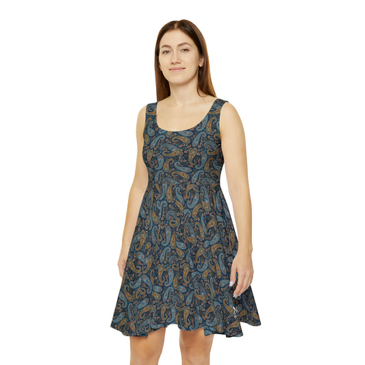 Paisley Perfect II - Women's Skater Dress