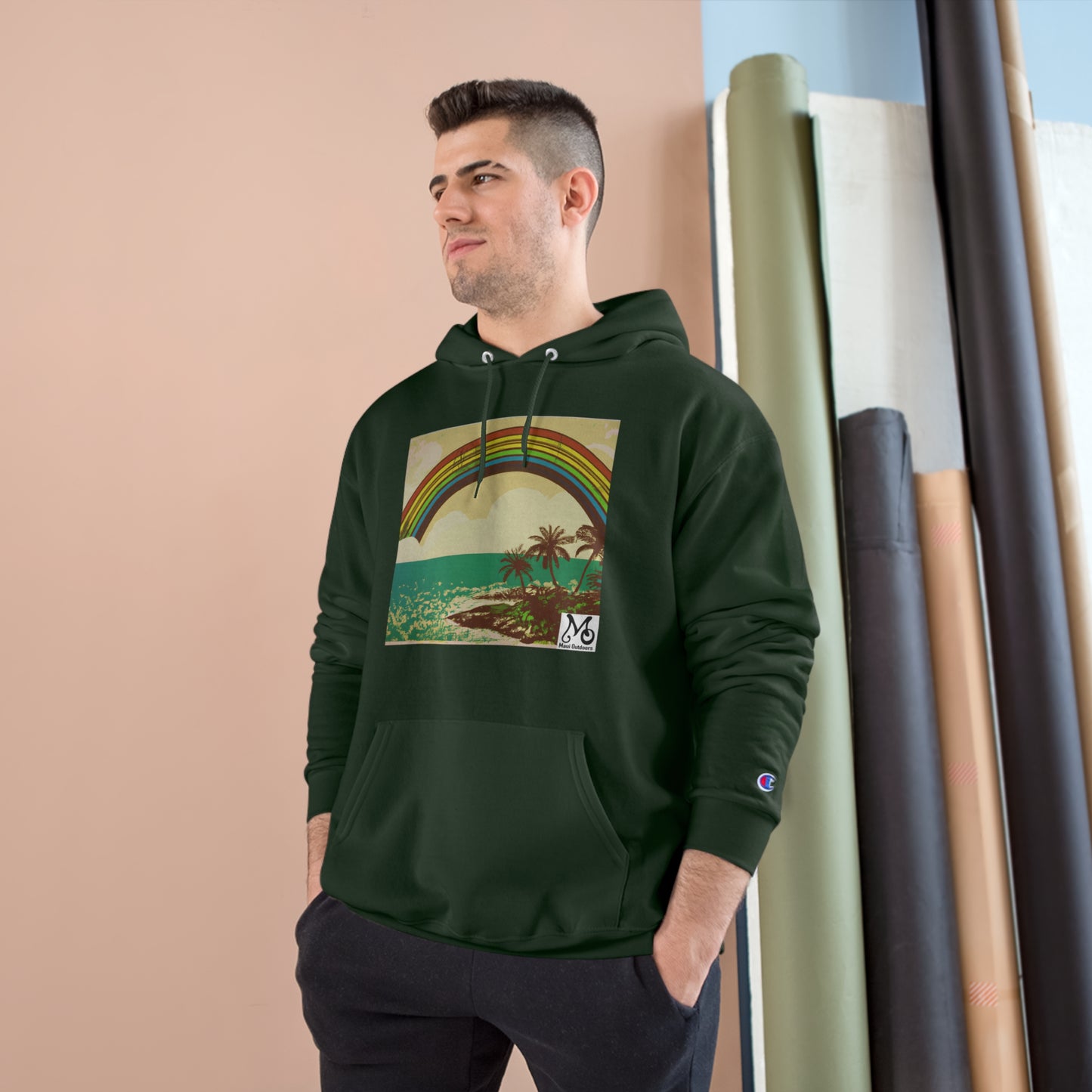 Rainbow Lagoon - Champion Hoodie