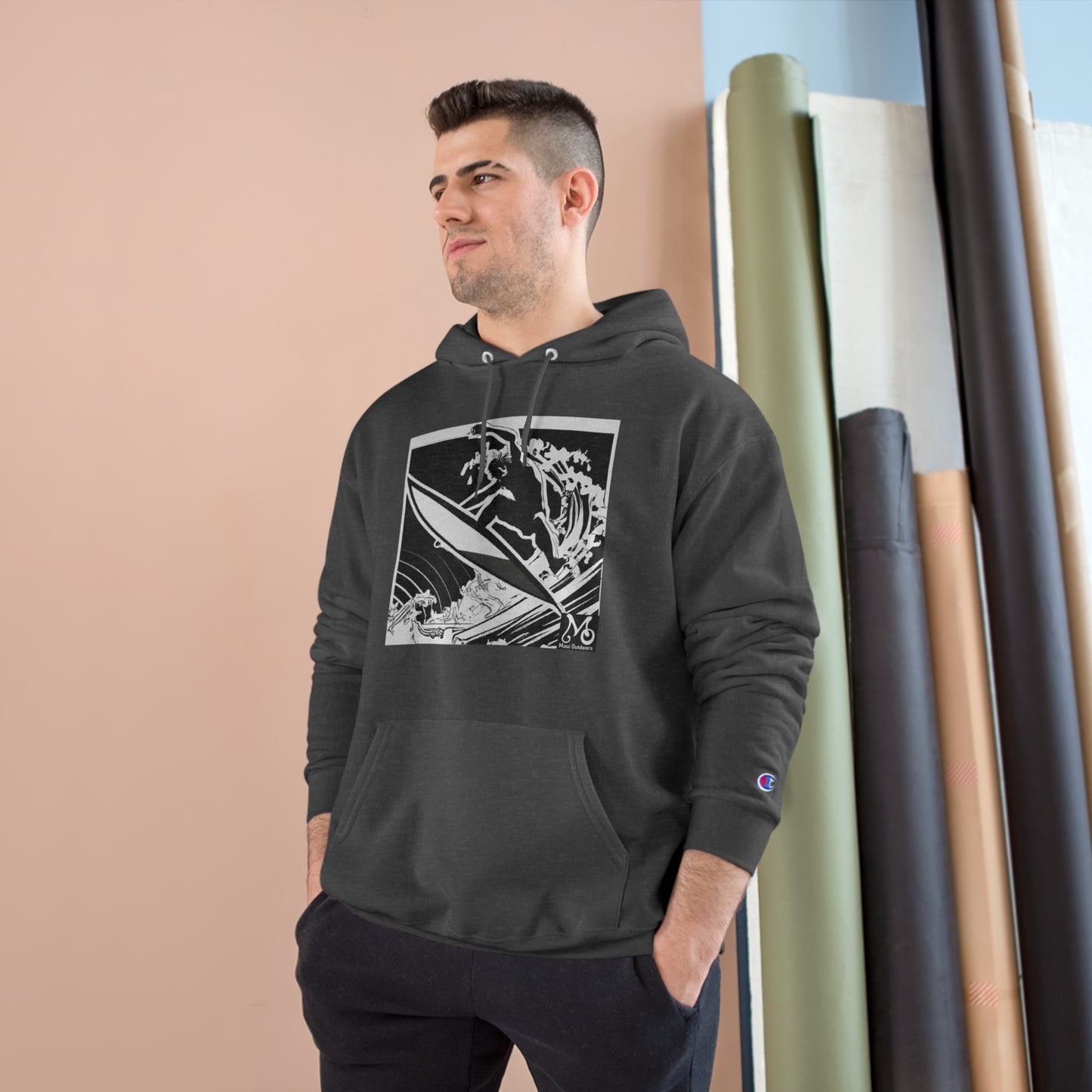 Airborne Surfer - Champion Hoodie