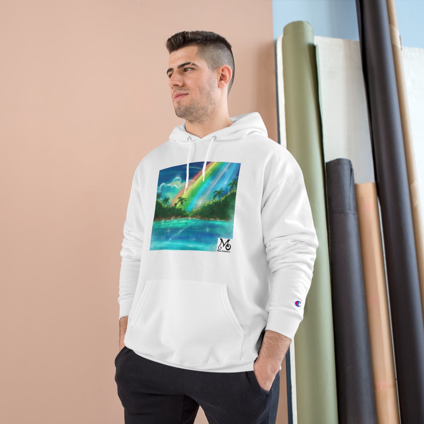 Sunset Cove Island. - Champion Hoodie