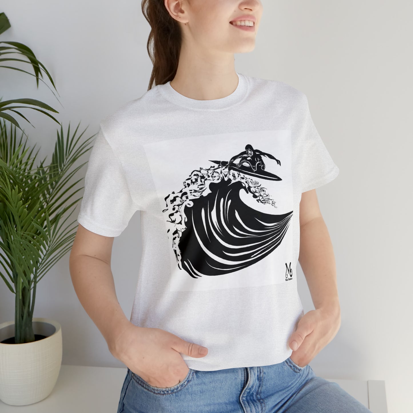 Wave Catching Surfer - T-shirt