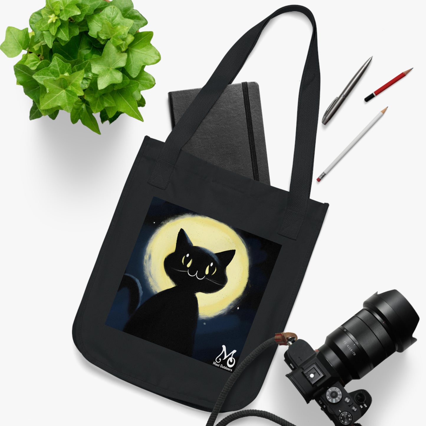 Midnight Mischief - Organic Canvas Tote Bag