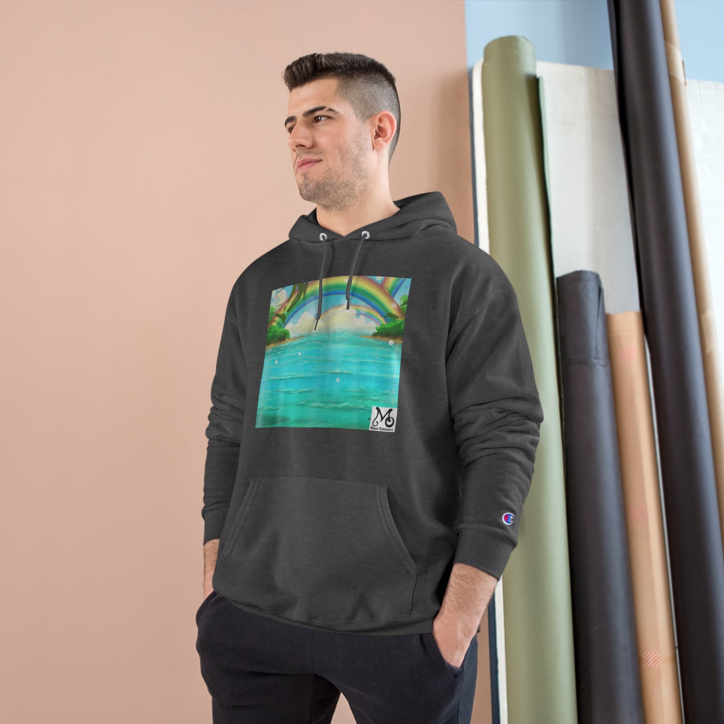 Island Paradise Vista - Champion Hoodie