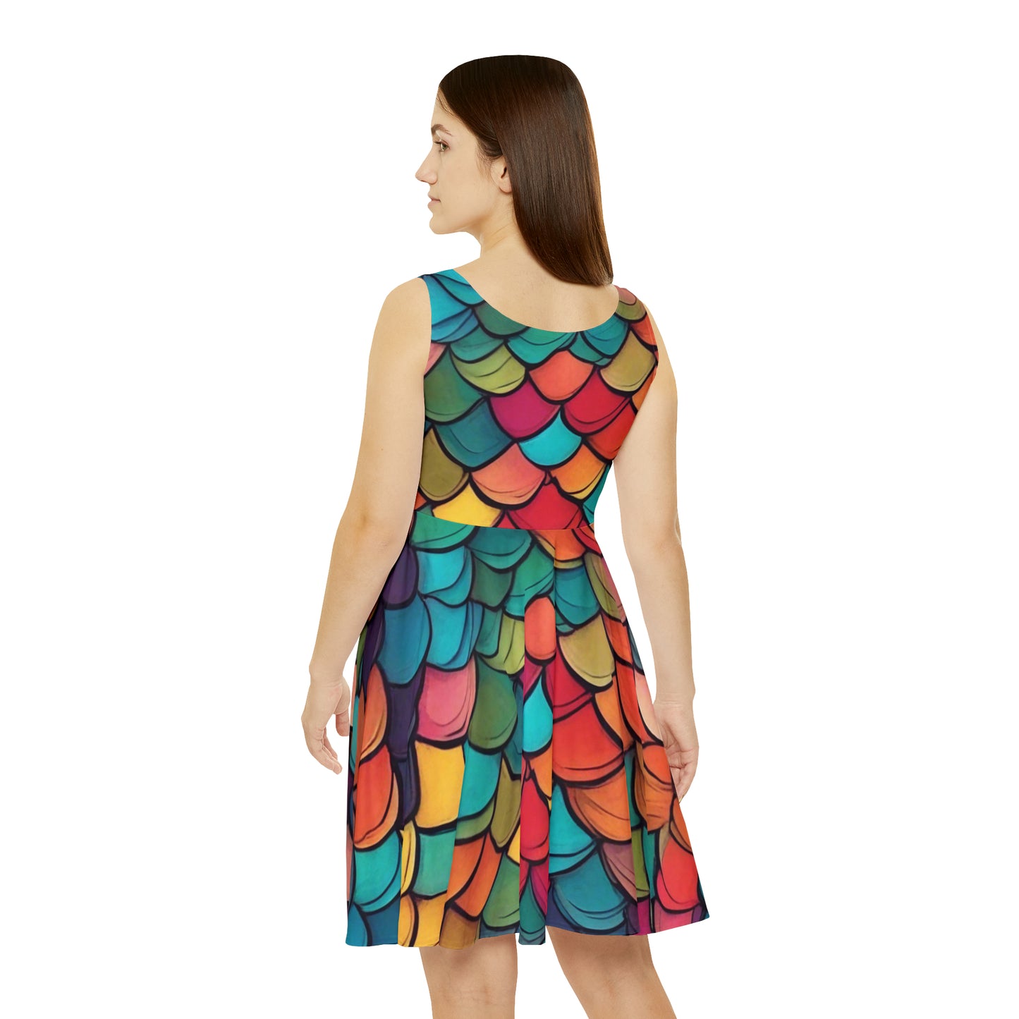 Rainbow Scales - Women's Skater Dress