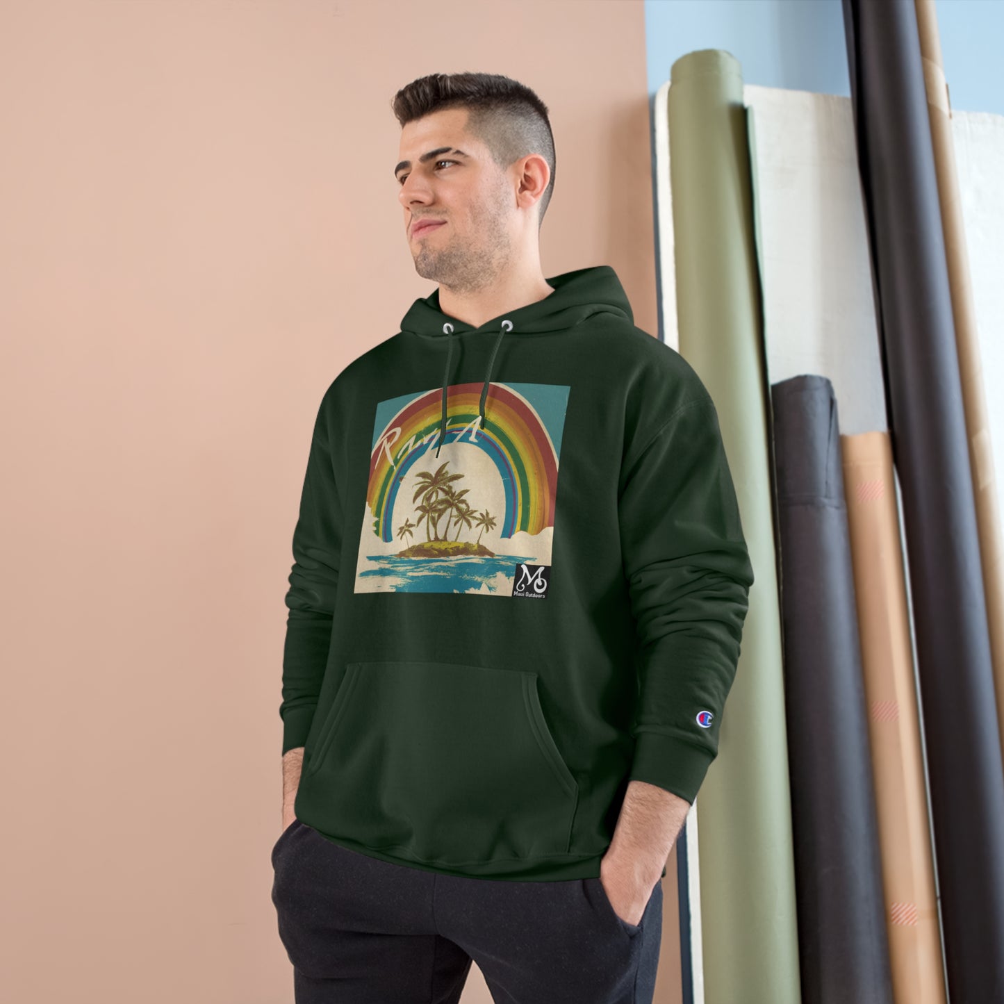 Rainbow Vista - Champion Hoodie