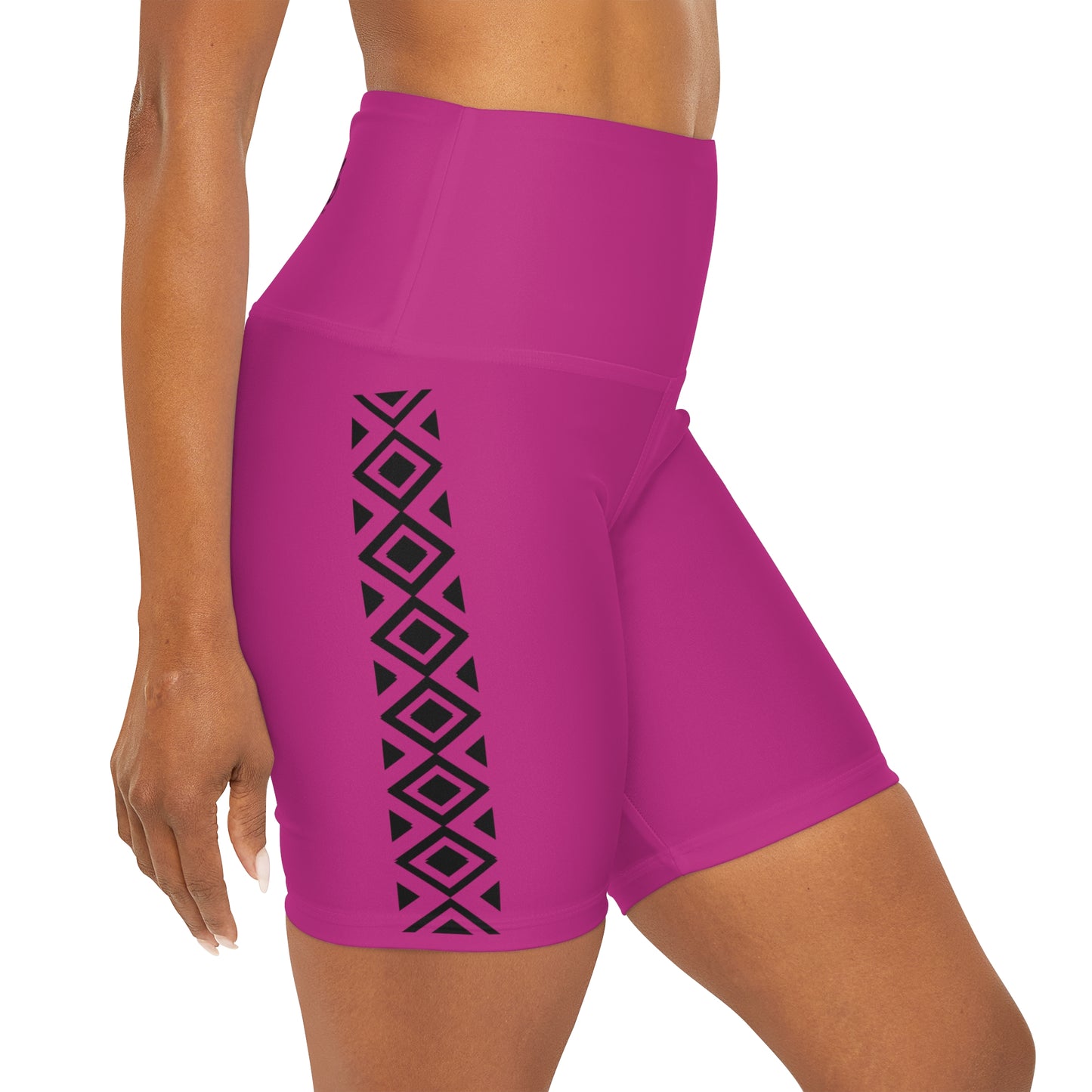 Maui Outdoors Tribal IX - High Waisted Yoga Shorts