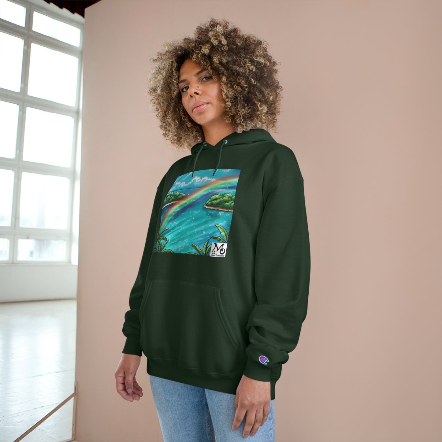 Tropical Vista Island - Champion Hoodie