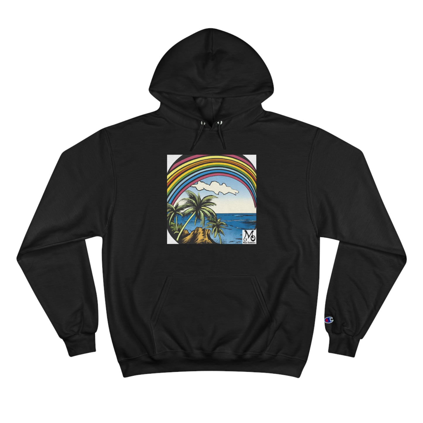 Rainbow Vista Isle II - Champion Hoodie