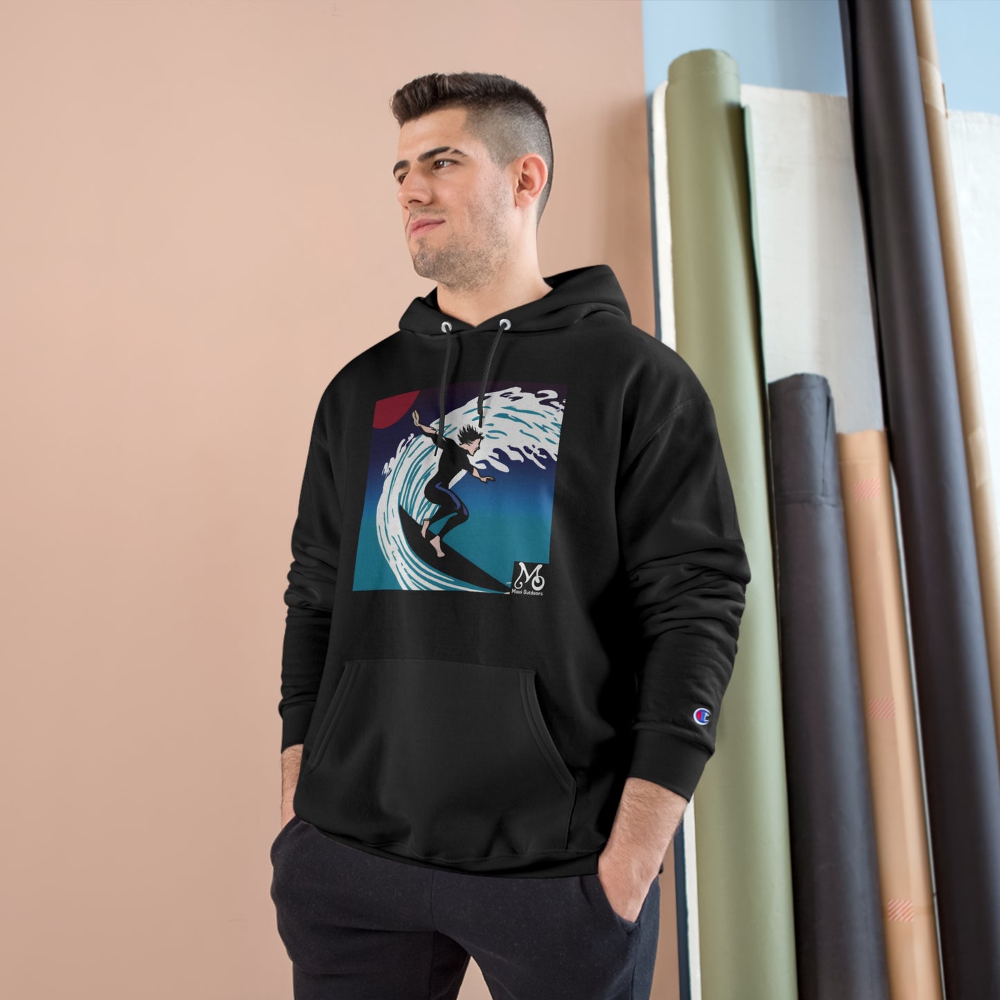 Aerial Surfer - Champion Hoodie