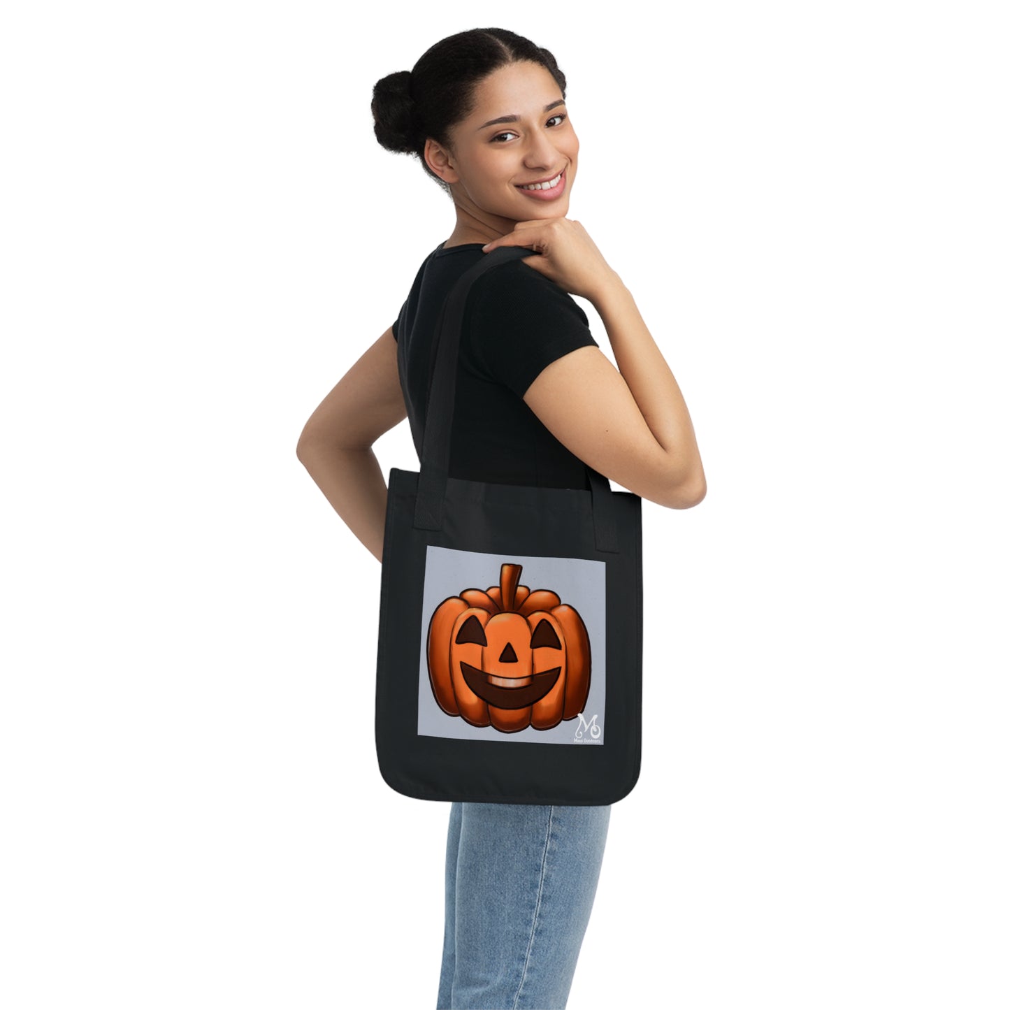 Spooky Boo-lantern - Organic Canvas Tote Bag