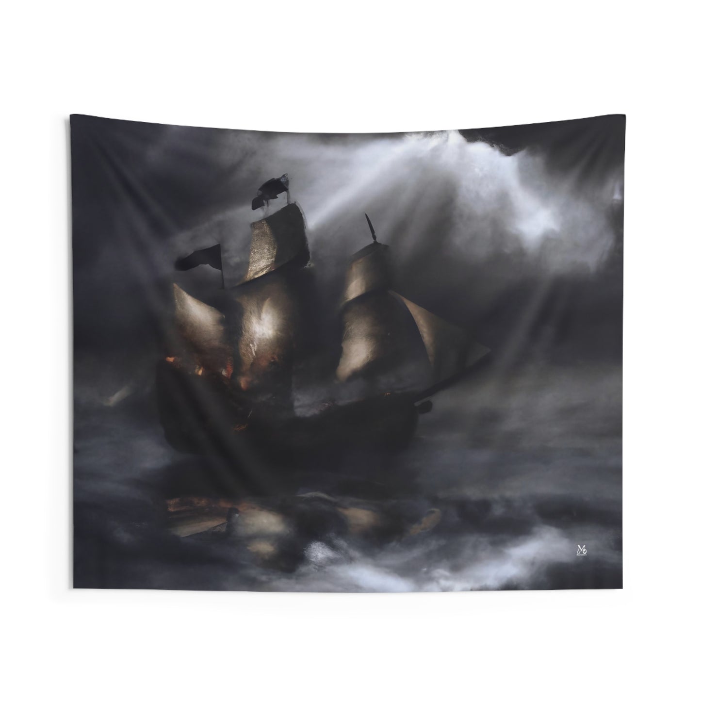 The Ghostly Galleon - Halloween Tapestry