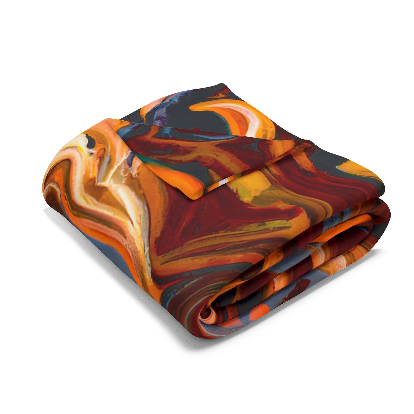 Lava Ripples - Fleece Blanket