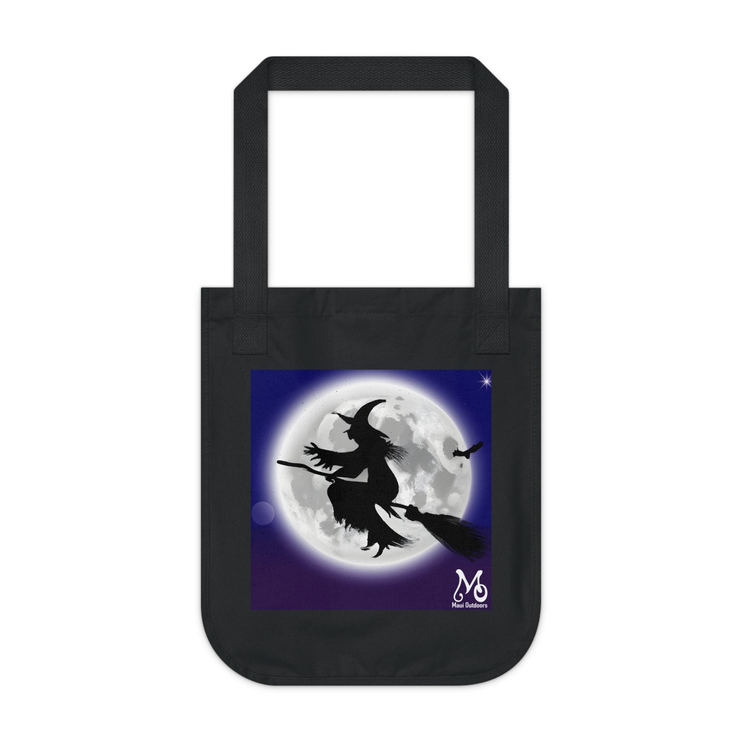 Mara the Midnight Witch | Organic Canvas Tote Bag