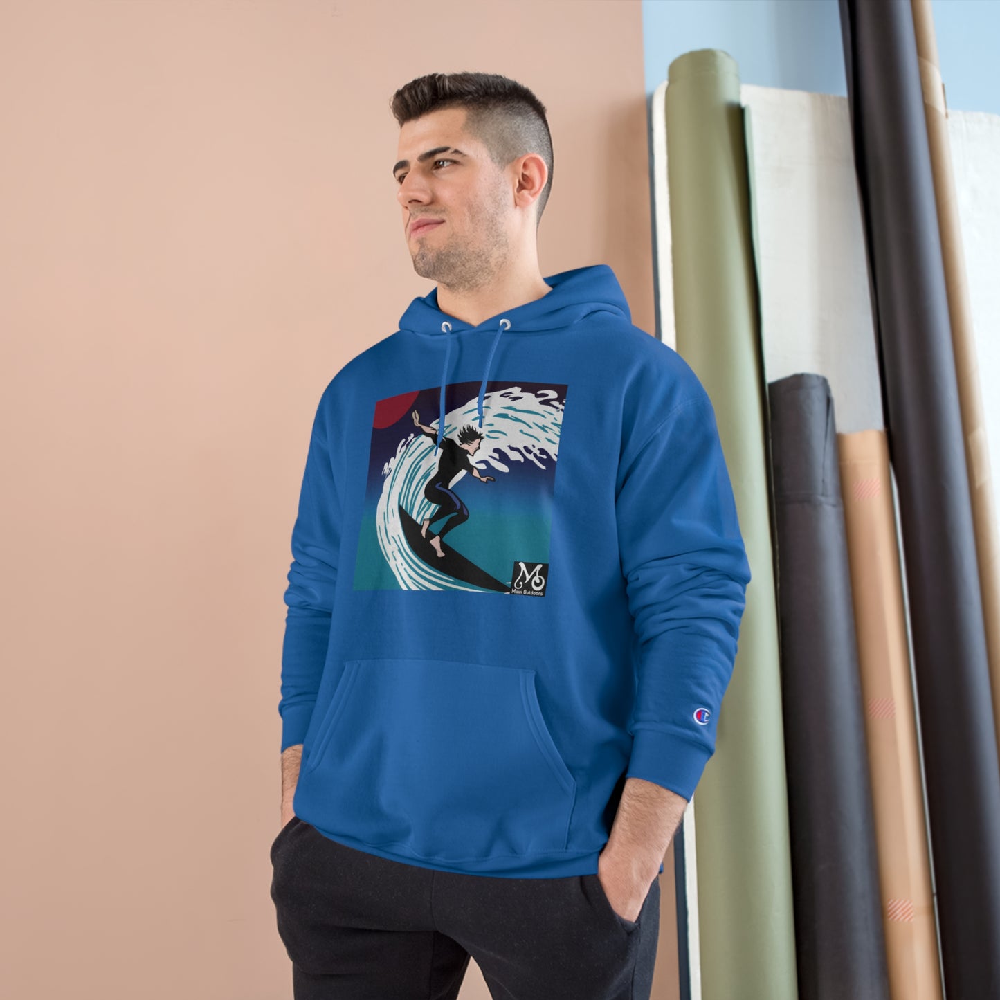 Aerial Surfer - Champion Hoodie