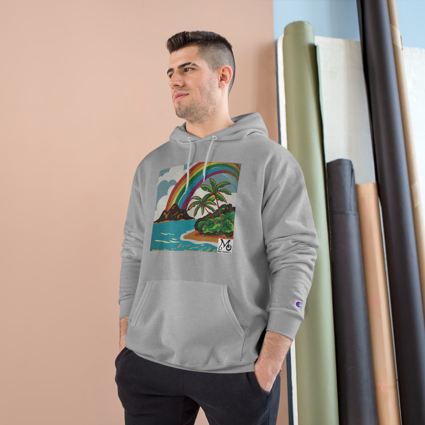 Rainbow Wahiki - Champion Hoodie