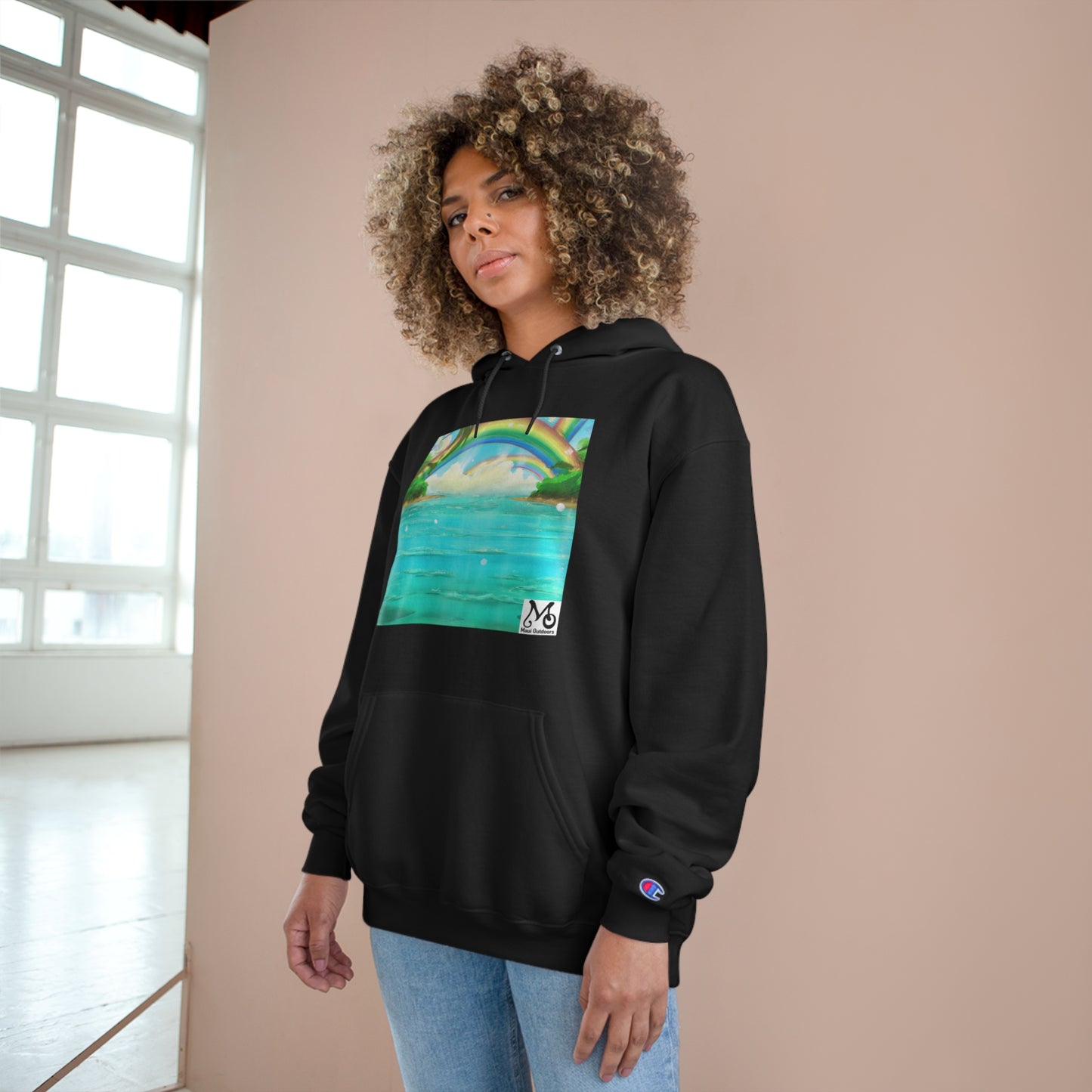 Island Paradise Vista - Champion Hoodie